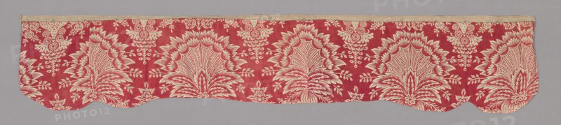 Panel, c. 1830, France, Cotton, plain weave, block printed, 37.1 × 198 cm (14 5/8 × 77 7/8 in.)