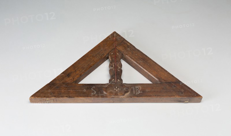 Square and Level, 17th century, Germany, Wood, 38.1 x 29.2 cm (15 in. x 11 1/2 in.)