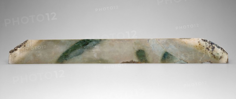 Blade, Erlitou period, 1st half of 2nd millennium B.C., China, Jade, 11.2 × 101.9 × 0.3 cm (4 7/16 × 40 1/8 × 1/10 in.)
