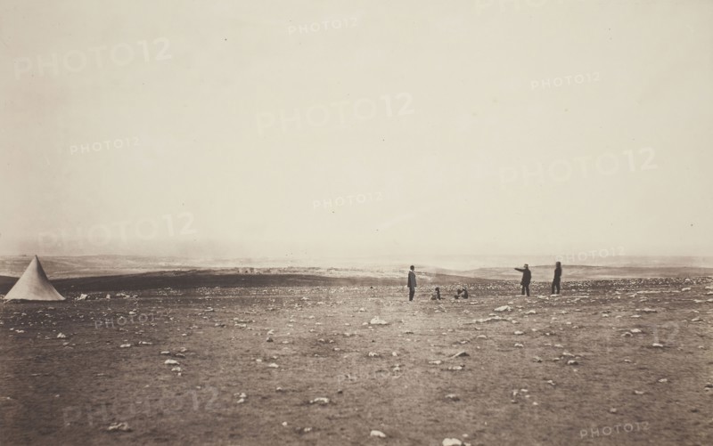 Sebastopol from Cathcart’s Hill, 1855, Roger Fenton, English, 1819–1869, England, Salted paper print, from the album "Photographic Pictures of the Seat of War in the Crimea" (1856), 21.6 × 34.5 cm (image/paper), 40.3 × 53.1 cm (mount)