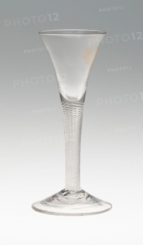 Wine Glass, c. 1750, England, Glass, H. 16.8 cm (6 5/8 in.)