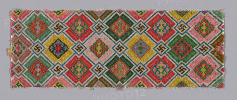 Band, Qing dynasty (1644–1911), 1875/1900, Han-Chinese, China, Forty-four pairs and eight odd pieces of embroidered sleeve, ankle bands, etc. on gauze., 11.5 × 31.4 cm (4 1/2 × 12 3/8 in.)