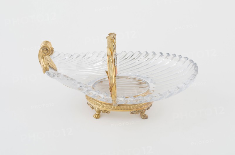 Two Sweetmeat Dishes, 1819/38, Possibly by Jean Baptiste Claude Odiot, French, 1753-1850, Paris, France, Paris, Silver gilt and glass, H. 22.2 cm (8 3/4 in.)