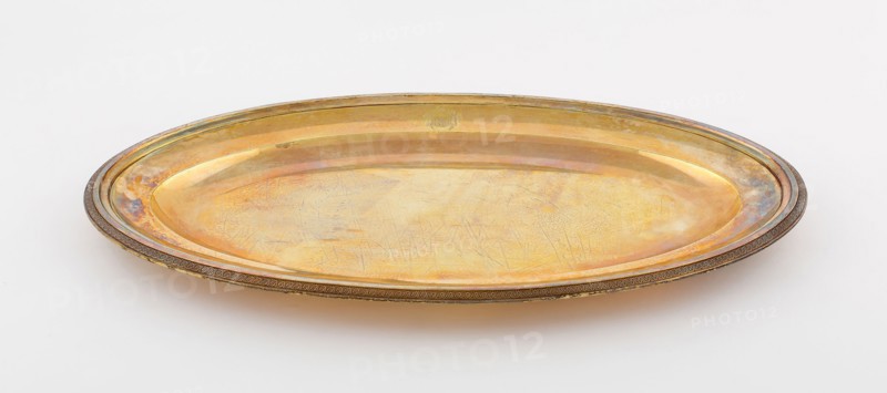 Pair of Platters, 1809/19, Martin Guillaume Biennais, French, 1764-1843, Paris, France, Paris, Silver gilt, Diam. 66 cm (26 in.)