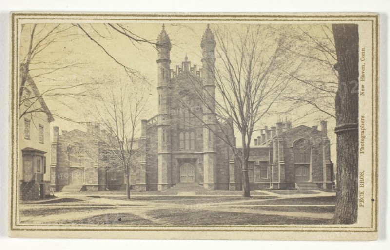 Library, Yale University, n.d., Peck Brothers, American, 19th century, United States, Albumen print, 5.4 x 9.1 cm (image), 6.1 x 10 cm (card)