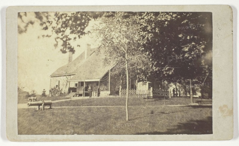 Wahington’s Headquarters (Newburgh, N.Y.), n.d., Remillard, American, 19th century, United States, Albumen print, 5.6 x 8.9 cm (image), 6.2 x 10.4 cm (card)