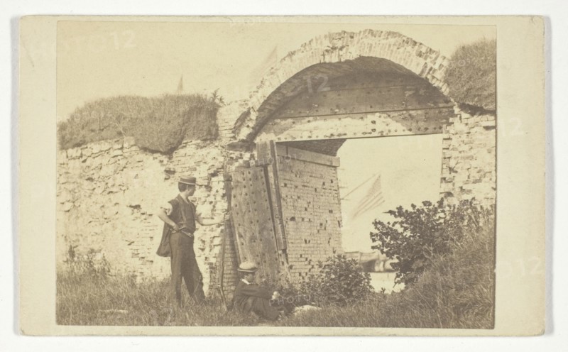 Old Fort, 1959/74, James Wallace Black, American, 1825–1896, United States, Albumen print (carte-de-visite), 5.8 x 8.4 cm (image), 6.2 x 10.1 cm (card)