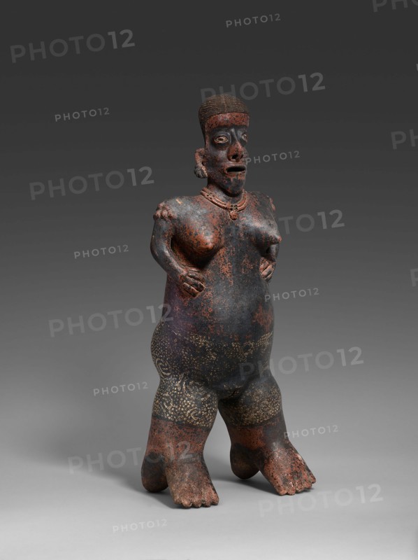 Standing Female Figure, A.D. 100/300, Nayarit, Nayarit, Mexico, Mexico, Ceramic and pigment, H. 62.2 cm (24 1/4 in.)