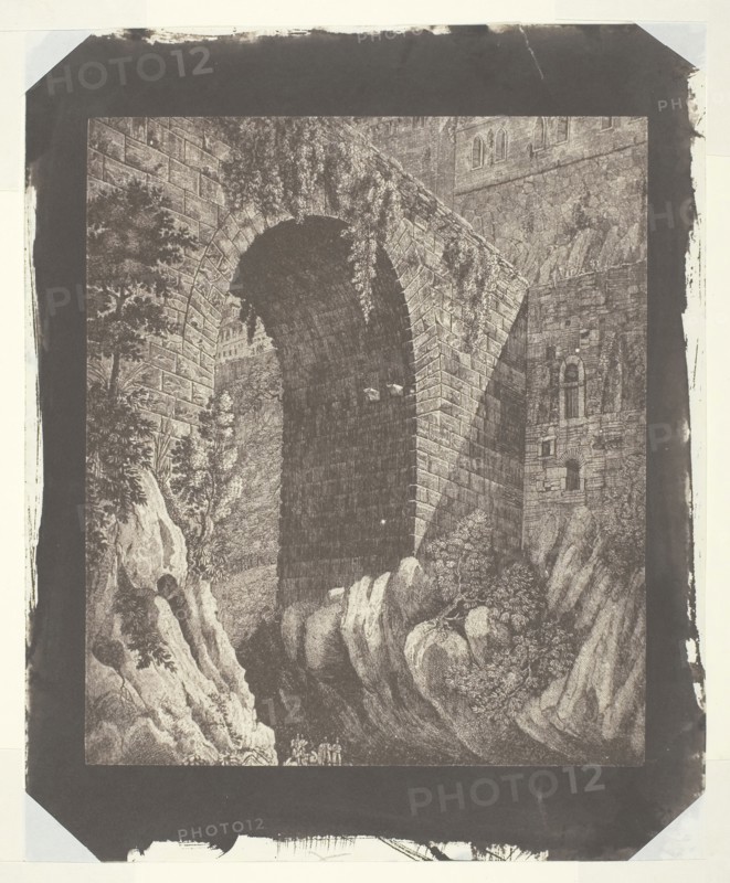 Copy of a Large Italian Print, Reduced in the Camera, c. 1840, William Henry Fox Talbot, English, 1800–1877, England, Salted paper print, 17.9 × 15.5 cm