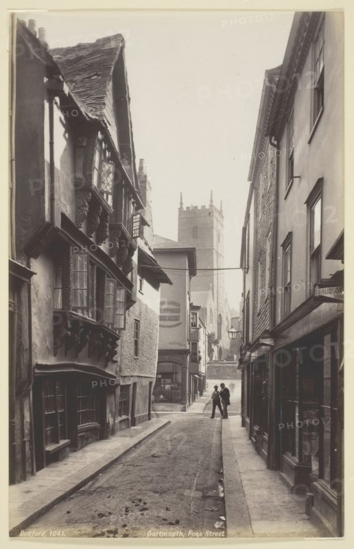 Dartmouth, Foss Street, 1860/94, Francis Bedford, English, 1816–1894, England, Albumen print, 19.9 × 12.7 cm (image/paper)