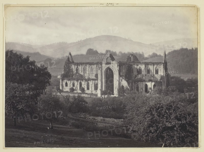 Tintern Abbey, 1860/94, Francis Bedford, English, 1816–1894, England, Albumen print, 15.6 × 21.5 cm (image), 16.1 × 21.9 cm (paper)