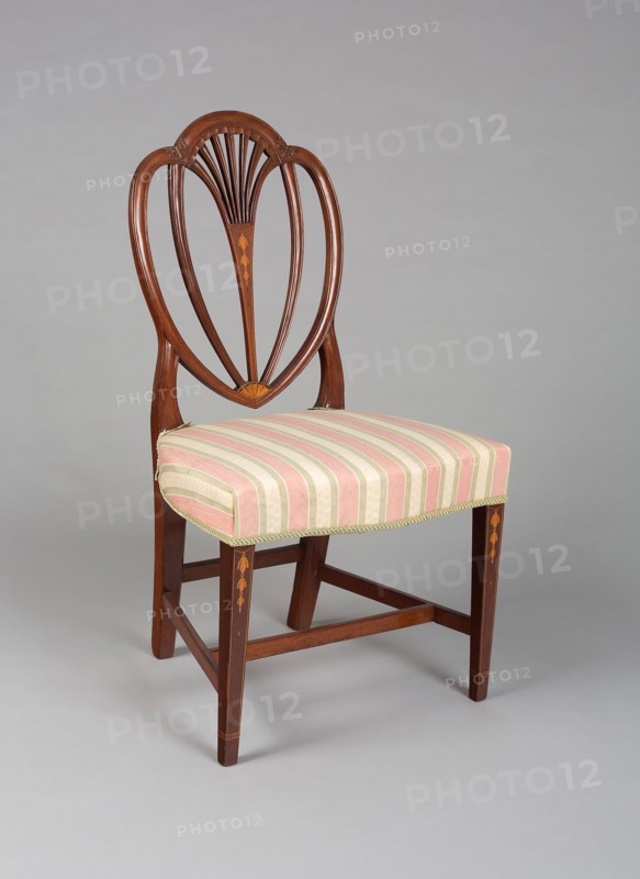 Side Chair, 1790/1800, American, 18th/19th century, Baltimore, Baltimore, Mahogany, walnut and ash, 95.9 × 53.3 × 44.5 cm (37 3/4 × 21 × 17 1/2 in.)