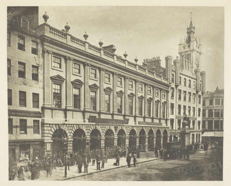 Tontine Building, Trongate, 1868, Thomas Annan, Scottish, 1829–1887, Scotland, Photogravure, plate 19 from the book "The Old Closes & Streets of Glasgow" (1900), 19.1 x 23.6 cm (image), 27.5 x 38 cm (paper)