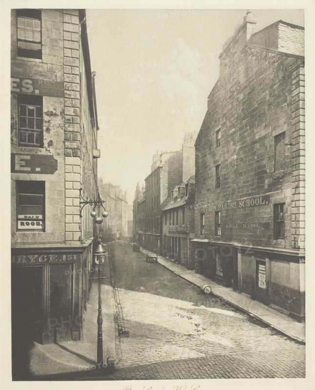 Princes Street from King Street, 1868, Thomas Annan, Scottish, 1829–1887, Scotland, Photogravure, plate 24 from the book "The Old Closes & Streets of Glasgow" (1900), 23.9 x 18.9 cm (image), 37.7 x 27.5 cm (paper)