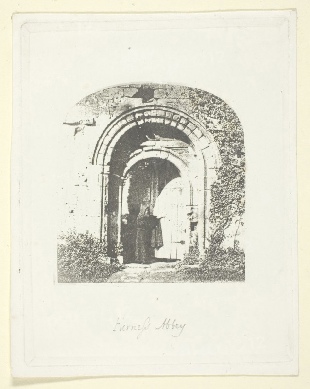 Furness Abbey, c.1853/58, William Henry Fox Talbot, English, 1800–1877, England, Photoglyphic engraving, 7.3 × 6.9 cm (image), 13.5 × 10.7 cm (paper)