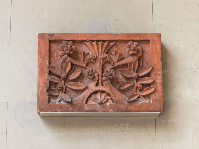Rosenfeld Building: Spandrel Panel, 1881/82, Adler & Sullivan, American, 1883-1895, United States, Terra-cotta, 26 3/4 × 41 1/4 × 6 1/2 in. (not including projecting ornament)