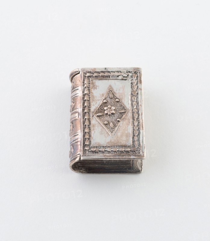 Book-Shaped Match Safe, c. 1880, Possibly Netherlands, Netherlands, Silver, 3.2 x 2.5 cm (1 1/4 x 1 in.)