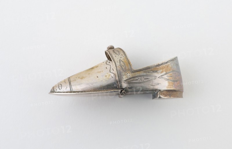 Vinaigrette, mid 19th century, Netherlands, Netherlands, Silver-plated brass, H. 5.7 cm (2 1/4 in.)