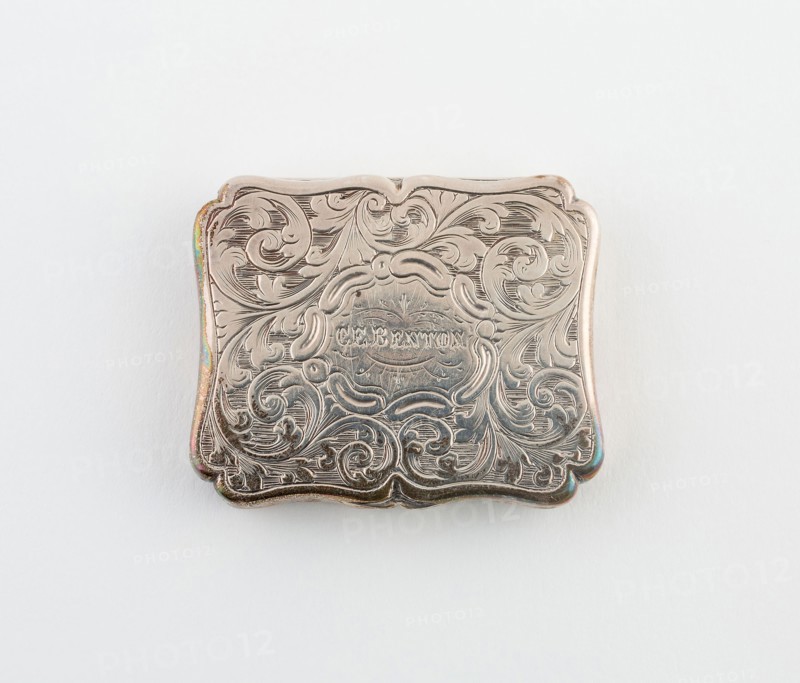 Vinaigrette, 1840/41, Birmingham, England, Birmingham, Silver and silver gilt, 4.5 × 3.8 cm (1 3/4 × 1 1/2 in.)