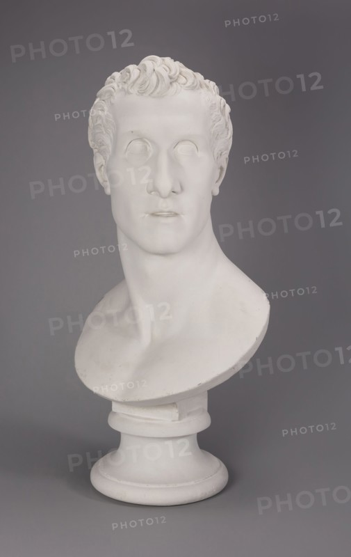 Self-Portrait of the Sculptor Antonio Canova, 1812, Antonio Canova (Workshop of), Italian, 1757-1822, Italy, Plaster, 90.5 x 47.6 x 28.6 cm (35 5/8 x 18 3/4 x 11 1/4 in.)