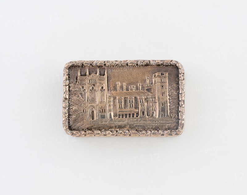 Vinaigrette, 1835/36, Taylor and Perry, Birmingham, England, Birmingham, Silver and silver gilt, 4.1 × 3.8 cm (1 5/8 × 1 1/2 in.)