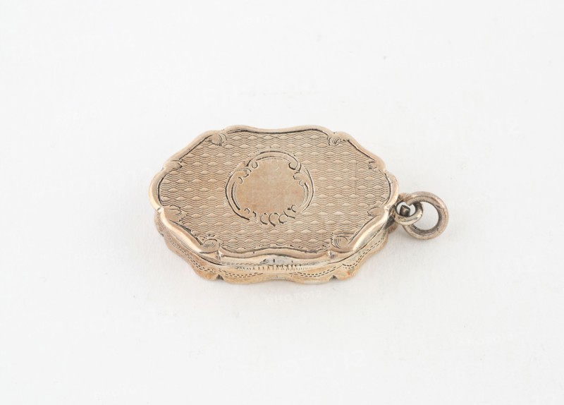 Vinaigrette, 1886/87, George Unite, Birmingham, England, Birmingham, Silver and silver gilt, 3.2 × 2.3 cm (1 1/4 × 7/8 in.)