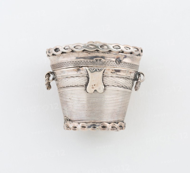 Sponge Box, 1837, Probably Dirk Hendrik Greup, Sr., Dutch, active 1834-37, Probably Schoonhoven, Netherlands, Netherlands, Silver, 3.5 x 3.8 cm (1 3/8 x 1 1/2 in.)
