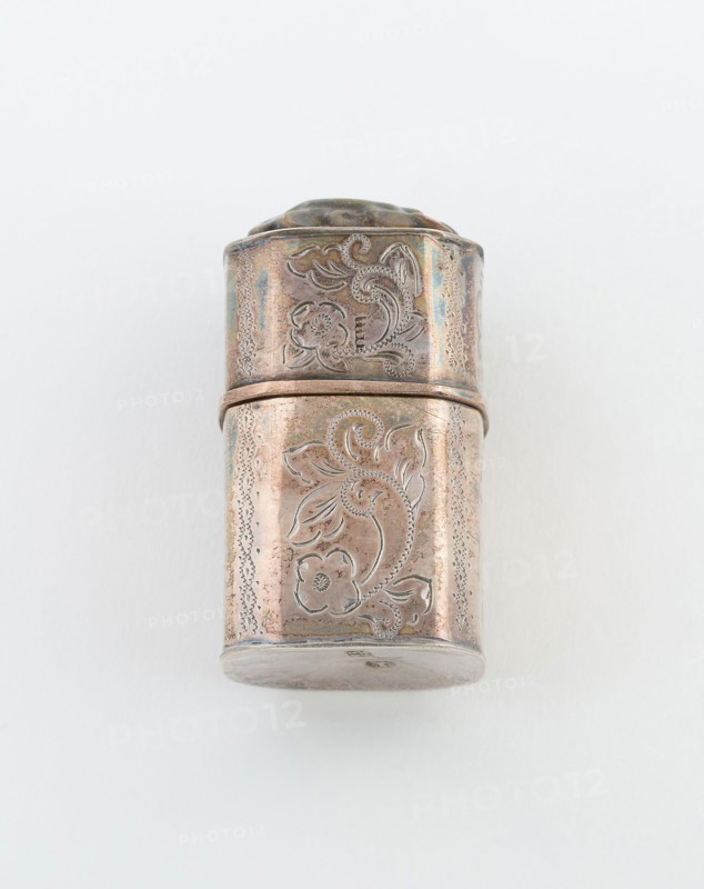 Sponge Box, 1878, Carolus Hendericus Cammans, Dutch, active c. 1860-c. 1882, Leeuwarden/Gronigen, Netherlands, Netherlands, Silver, 5.1 x 3.2 cm (2 x 1 1/4 in.)