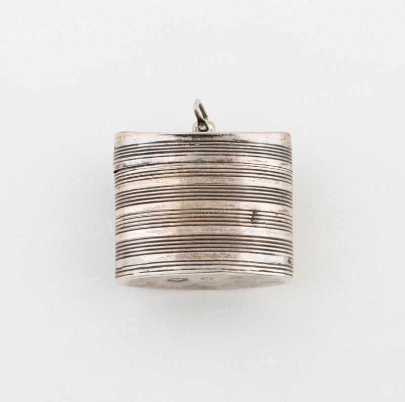 Sponge Box, c. 1850, Netherlands, Netherlands, Silver, 3.2 x 2.3 cm (1 1/4 x 1/2 in.)