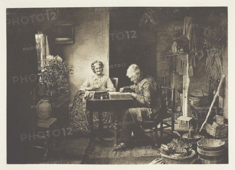 When the Day’s Work is Done, 1877, printed January 1890, Henry Peach Robinson, English, 1830–1901, England, Photogravure, from "Sun Artists, Number 2" (1890), 12.6 × 18 cm (image), 28.1 × 37.7 cm (paper)