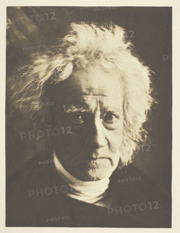 Sir John Herschel, 1867, printed October 1890, Julia Margaret Cameron, English, 1815–1879, England, Photogravure, from "Sun Artists, Number 5" (1890), 21.4 × 16.1 cm (image), 38.2 × 28.3 cm (paper)