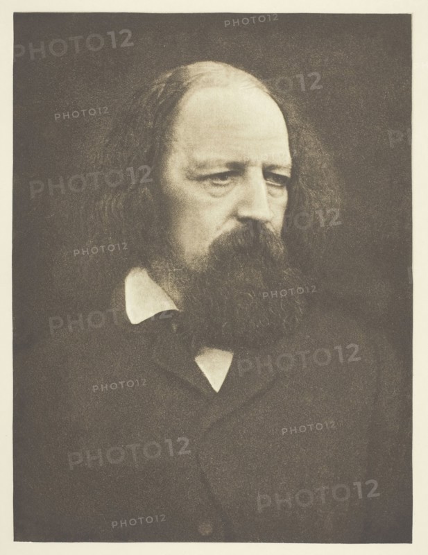 Lord Tennyson, 1867, printed October 1890, Julia Margaret Cameron, English, 1815–1879, England, Photogravure, from "Sun Artists, Number 5" (1890), 21.7 × 16.3 cm (image), 38 × 28.3 cm (paper)