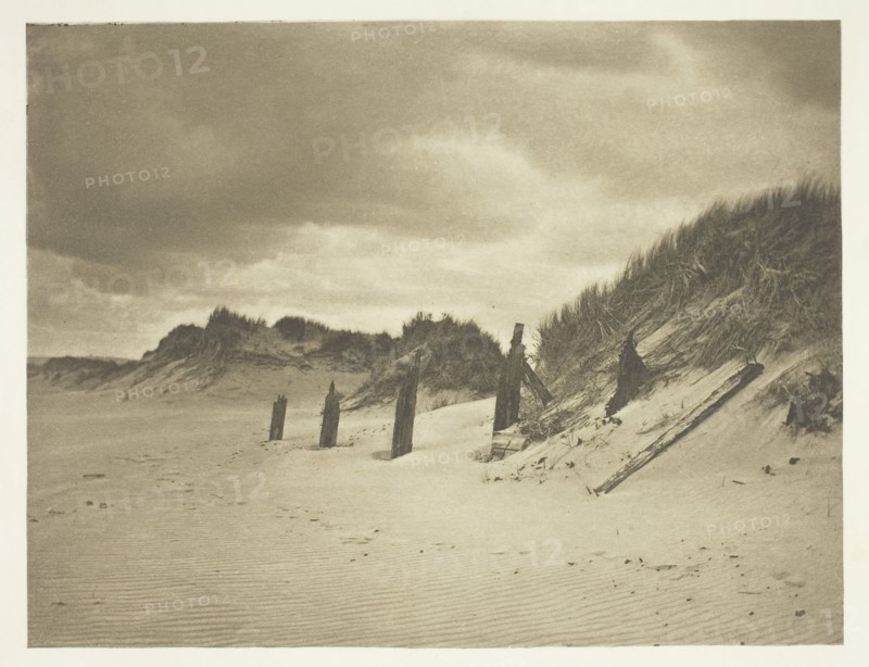 Sand Dunes, c. 1880/90, printed January 1891, B. Gay Wilkinson, English, 1857–1927, England, Photogravure, from "Sun Artists, Number 6" (1891), 14.3 × 18.7 cm (image), 27.9 × 37.8 cm (paper)