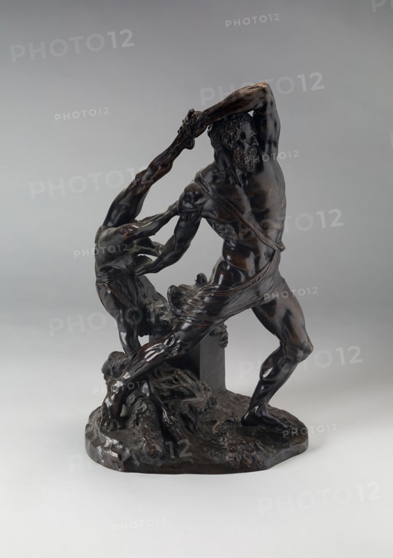 Hercules and Lychas, 1850/1900, French (Paris), After a lost model by Antonio Canova, Italian, 1757-1822, Italy, Bronze, 41.9 x 28.5 x 19.7 cm (16 1/4 x 11 1/4 x 7 3/4 in.)