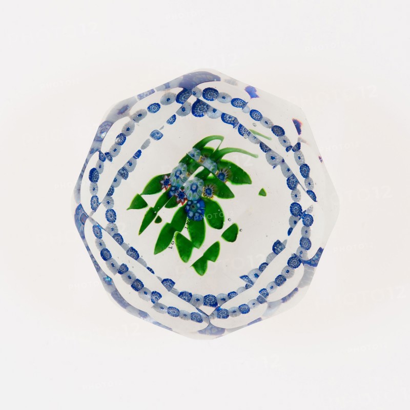 Paperweight, c. 1848–55, Saint-Louis, France, founded 1767, Saint-Louis, Glass, Diam. 7 cm (2 3/4 in.)