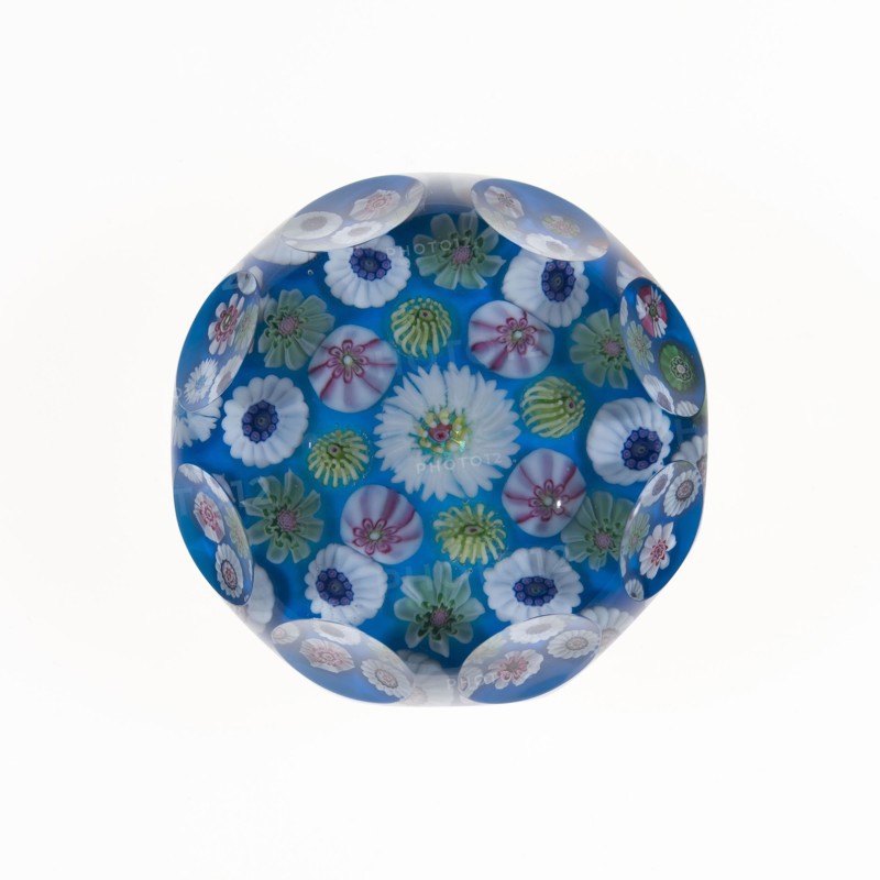 Paperweight, 19th century, Clichy, France, 1837-1885, Clichy, Glass, Diam. 7.4 cm (2 15/16 in.)