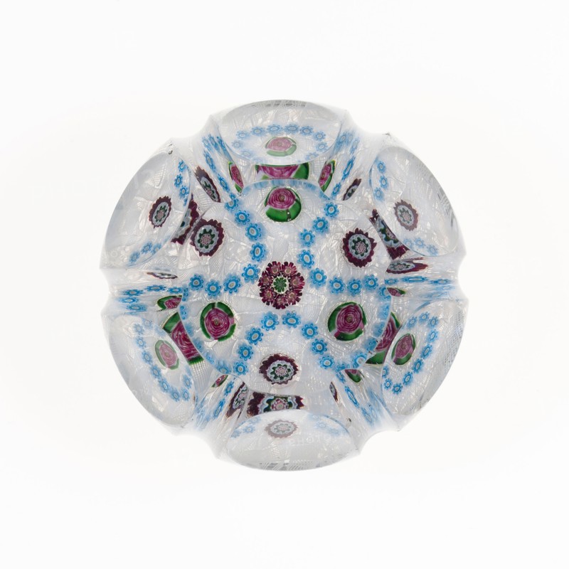 Paperweight, 19th century, Clichy, France, 1837-1885, Clichy, Glass, Diam. 8 cm (3 3/16 in.)