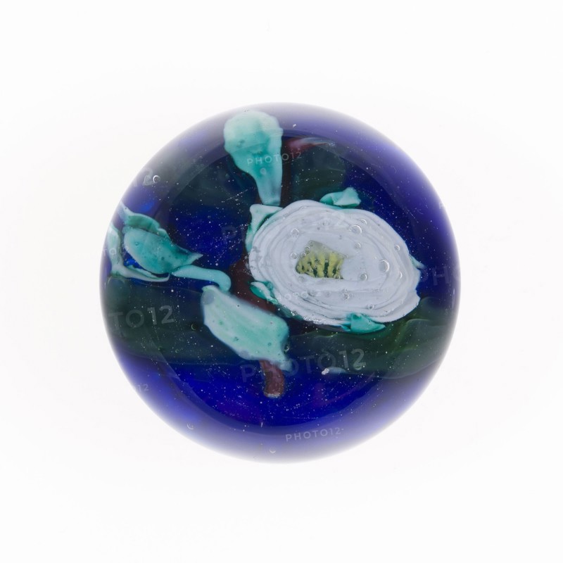 Paperweight, 19th century, Clichy, France, 1837-1885, Clichy, Glass, Diam. 7.4 cm (2 7/8 in.)