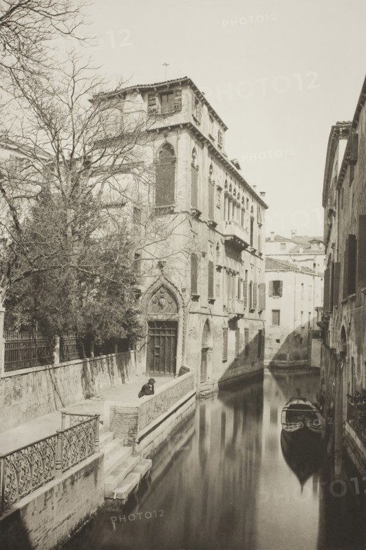 Untitled (1), c. 1890, edited by Ferdinando Ongania, Italian, 1842–1911, Italy, Photogravure, No. 1 from the portfolio "Calli, Canali e Isole della Laguna