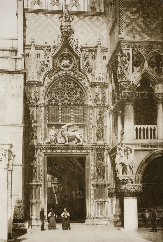 Untitled (31), c. 1890, edited by Ferdinando Ongania, Italian, 1842–1911, Italy, Photogravure, No. 31 from the portfolio "Calli, Canali e Isole della Laguna
