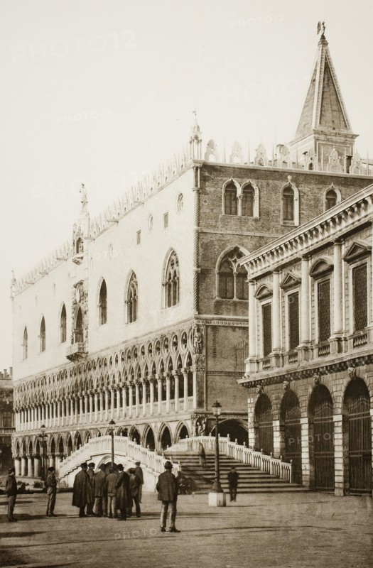 Untitled (43), c. 1890, edited by Ferdinando Ongania, Italian, 1842–1911, Italy, Photogravure, No. 43 from the portfolio "Calli, Canali e Isole della Laguna