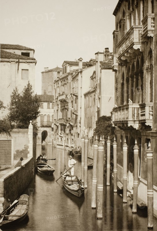 Untitled (II 41), c. 1890, edited by Ferdinando Ongania, Italian, 1842–1911, Italy, Photogravure, No. II 41 from the portfolio "Calli, Canali e Isole della Laguna