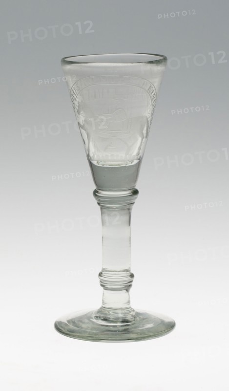 Wine Glass, c. 1690, England, Glass, H. 17 cm (6 11/16 in.)