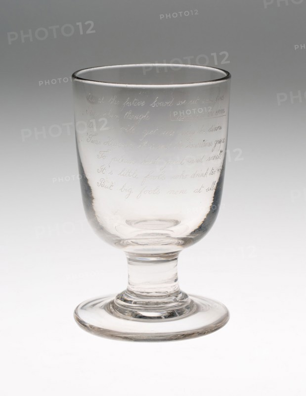 Goblet, c. 1820/30, England, Glass, H. 14.6 cm (5 3/4 in.)