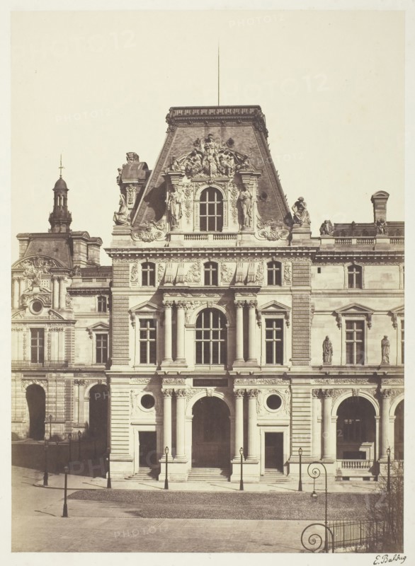 Les Tuileries, 1855/57, Édouard Baldus, French, born Germany, 1813–1889, France, Albumen print, 27.1 × 19.5 cm