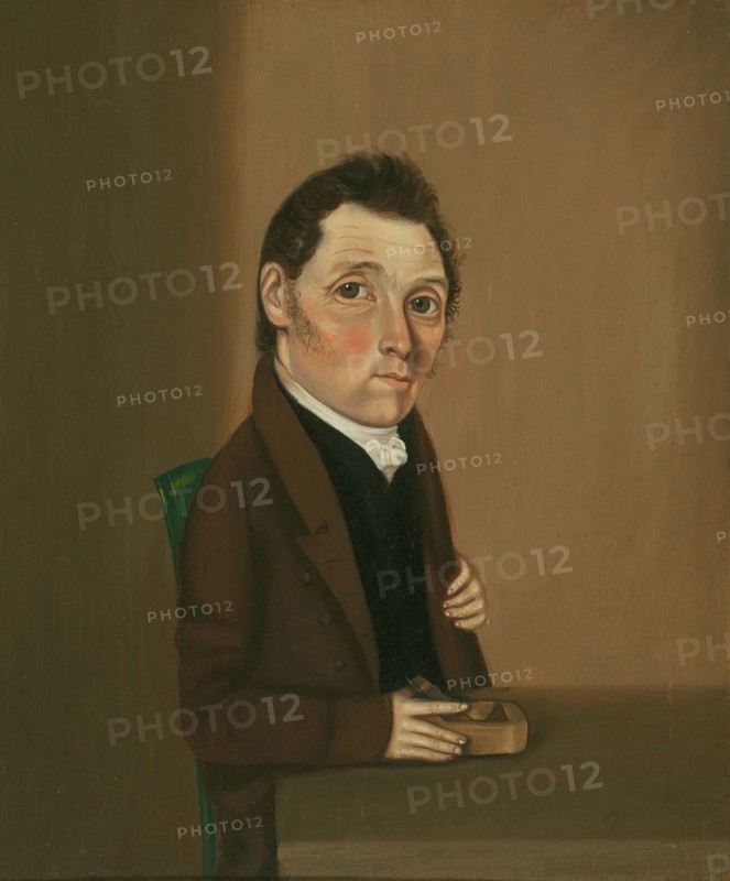 William Bonham, March 4, 1825, William Bonnell, American, 1804–1865, United States, Oil on panel, 30.5 × 24.9 cm (12 × 9 13/16 in.)