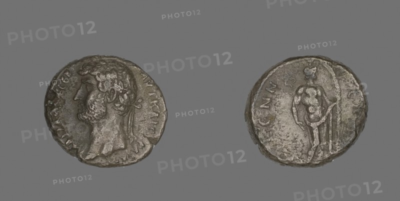 Tetradrachm (Coin) Portraying Emperor Hadrian, AD 117/138, Roman, minted in Alexandria, Egypt, Egypt, Billon, Diam. 2.5 cm, 12.46 g