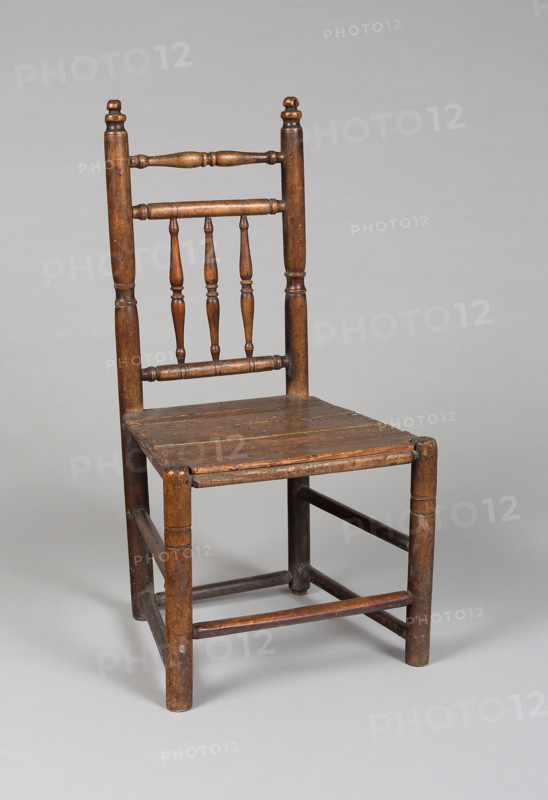 Side Chair, 1660/1700, American, 17th/18th century, New England, New England, Maple and birch, 87 × 45.4 × 37.2 cm (34 1/4 × 17 7/8 × 14 5/8 in.)
