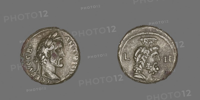 Coin Portraying Emperor Antoninus Pius, AD 145, Roman, minted in Alexandria, Egypt, Egypt, Billon, Diam. 2.5 cm, 12.80 g