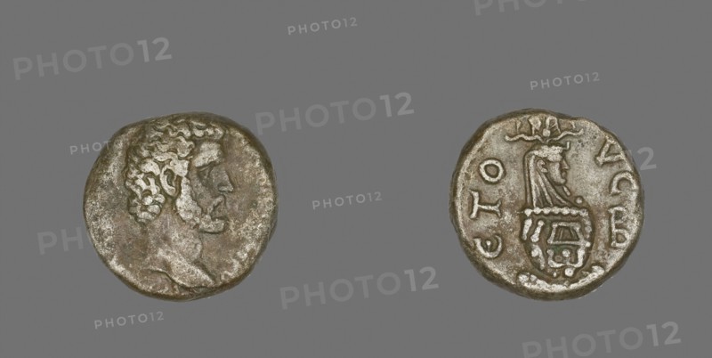 Coin Portraying Emperor Antoninus Pius, AD 138/161, Roman, minted in Alexandria, Egypt, Egypt, Billon, Diam. 2.3 cm, 12.86 g